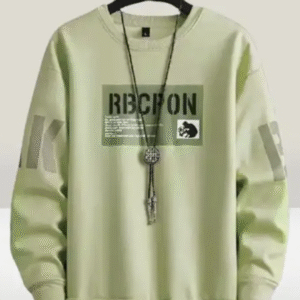 Printed Men Light Green T-Shirt