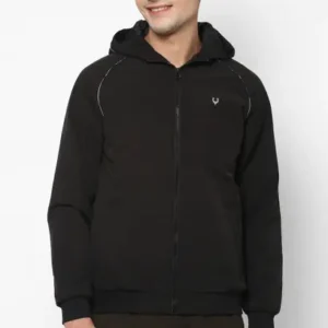 Men Solid Bomber Jacket